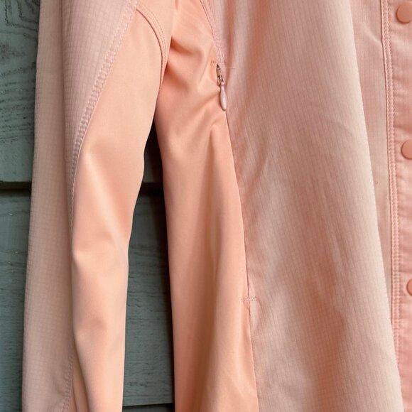 Simms SolarFlex Sea Island Peach Fishing Shirt S - Picture 3 of 11